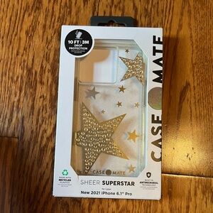 Case-Mate Karat Series Case for Apple iPhone 13 pro - Sheer superstar